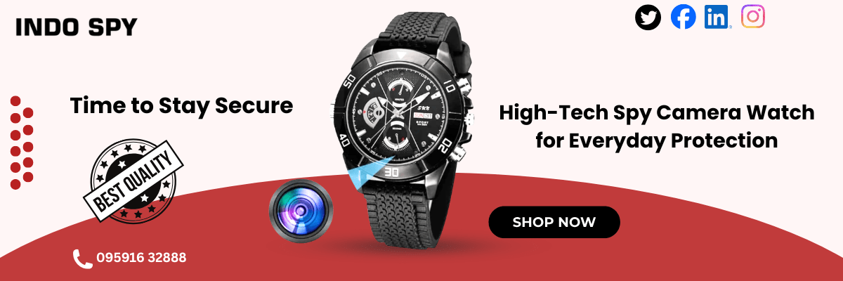 High-Tech Spy Camera Watch for Everyday Protection