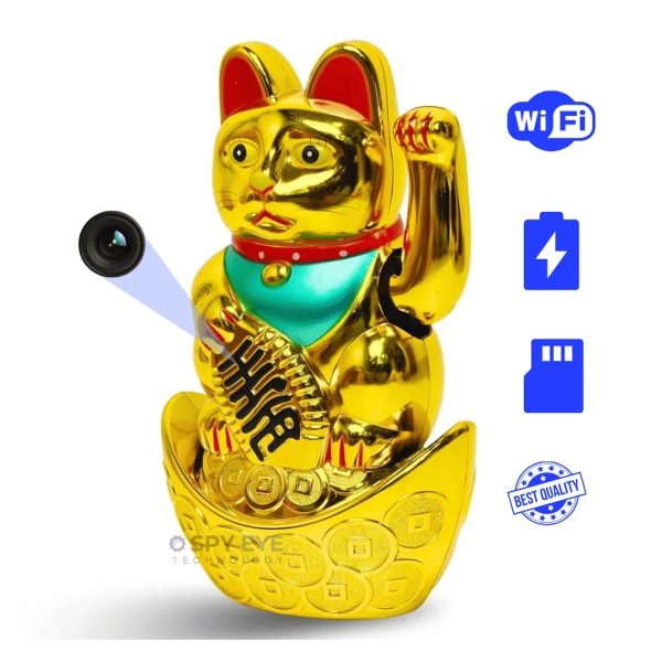 Spy Wifi Lucky Cat Camera HD