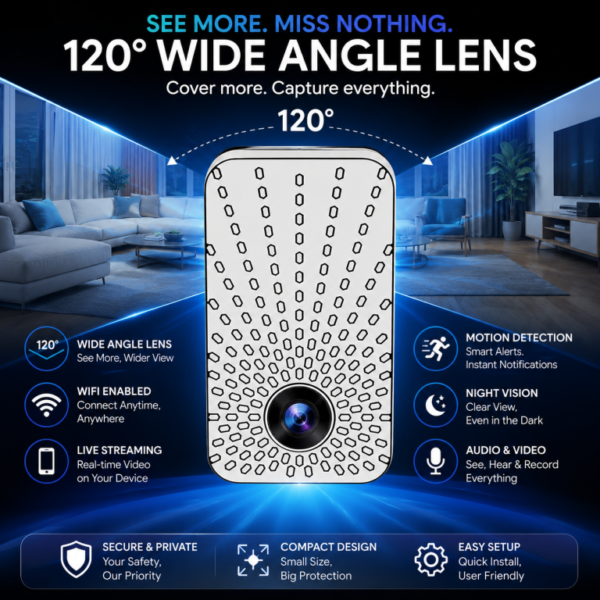 spy wifi door bell camera wide angle lens full hd Bengaluru